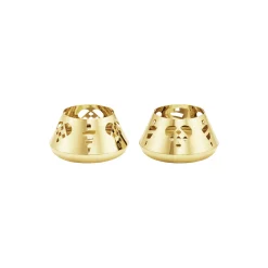 Georg Jensen 2025 Fyrfadslys 2 stk., guld> Lysestager