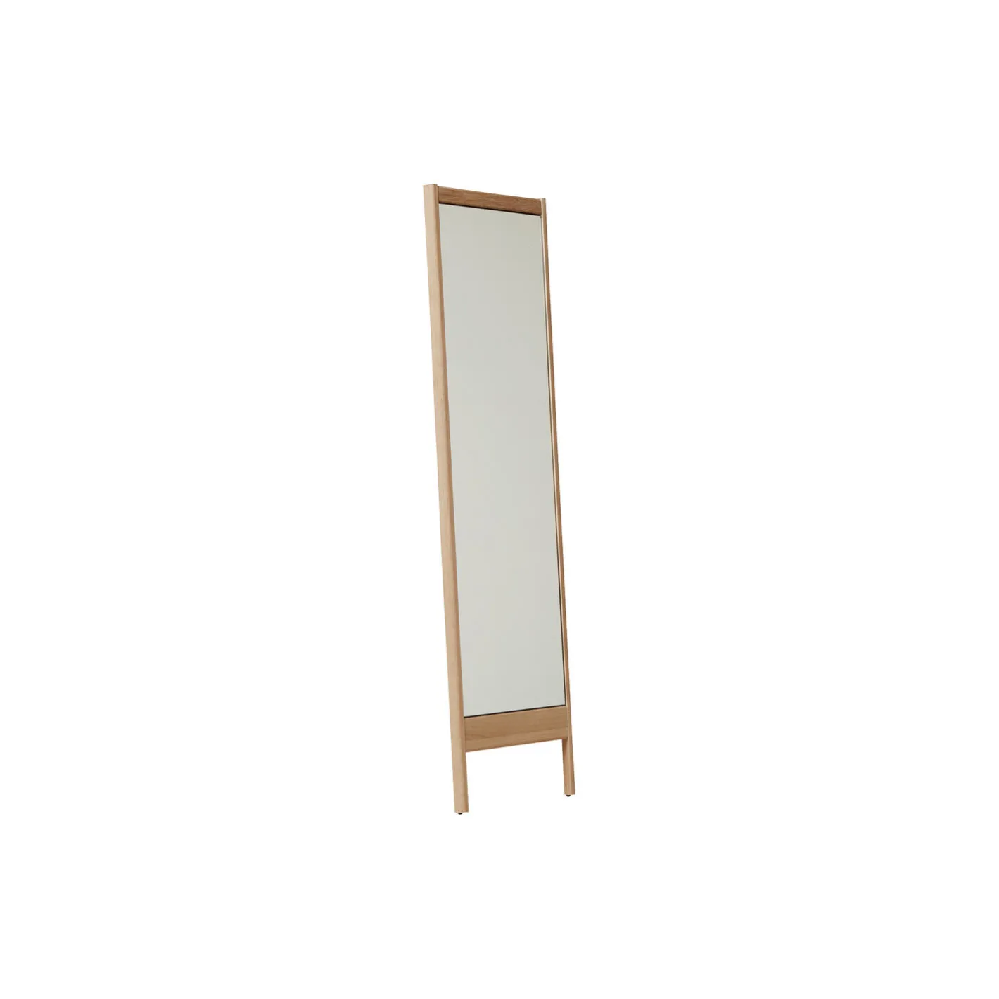 Clearance Form & Refine A Line Mirror, white oak