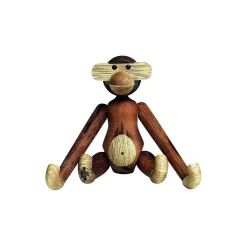 Kay Bojesen Denmark Abe mini, teak/limba> Figurer & Glaskunst