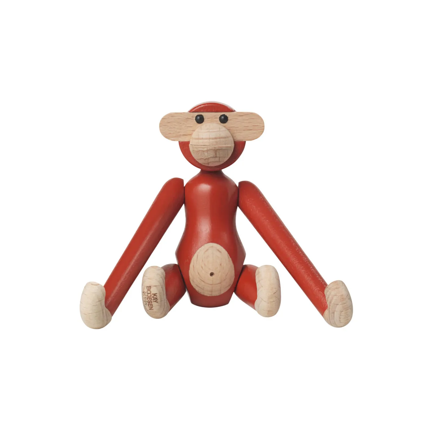Kay Bojesen Denmark Abe mini, vintage rød> Figurer & Glaskunst