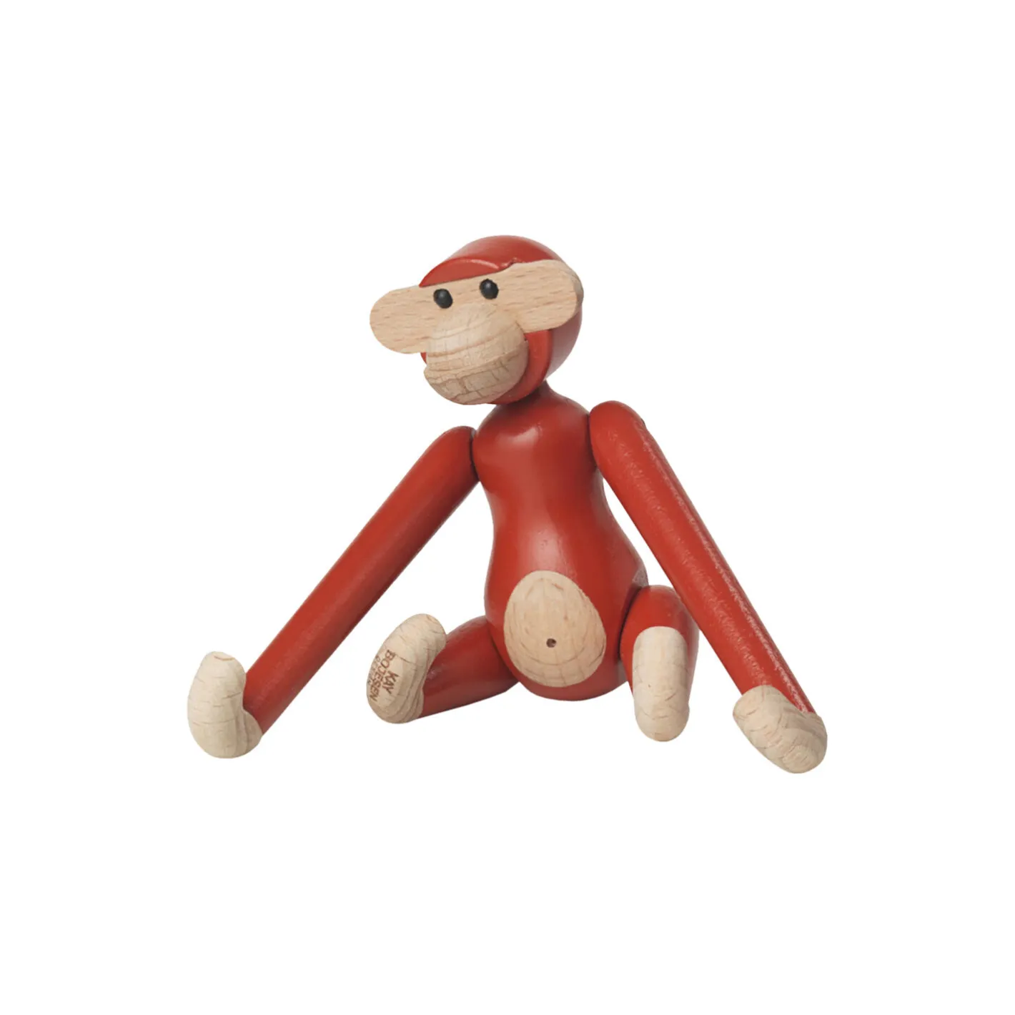 Kay Bojesen Denmark Abe mini, vintage rød> Figurer & Glaskunst