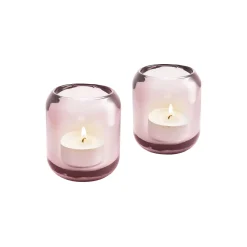 Outlet Eva Solo Acorn fyrfadsstager 2 stk, rose