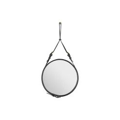 GUBI Adnet Circular Wall Mirror, black> Vægspejle