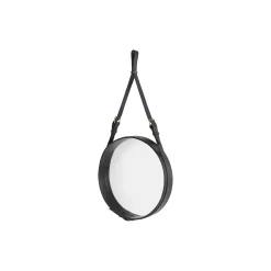 GUBI Adnet Circular Wall Mirror, black> Vægspejle