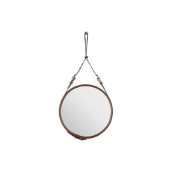 Best GUBI Adnet Circular Wall Mirror, tan