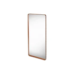 GUBI Adnet Rectangular Wall Mirror, tan> Vægspejle