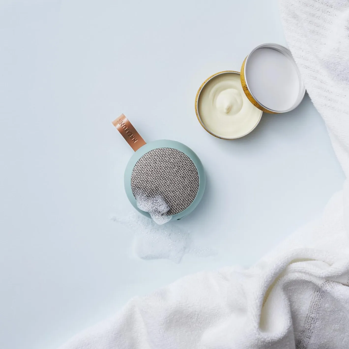 Outlet Kreafunk aGO 2 fabric Bluetooth højtaler dusty green