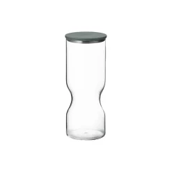 Georg Jensen ALFREDO opbevaringsdåse large 1,5 L, glas/grøn> Køkkenopbevaring