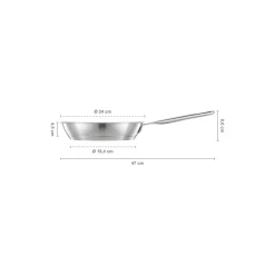 Online Fiskars All Steel Pure stegepande Ø 24 cm