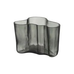 Iittala Alvar Aalto vase 14 cm, mørk grå m&oslash;rk grå