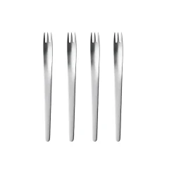 Hot Georg Jensen Arne Jacobsen kagegaffel 4 stk.