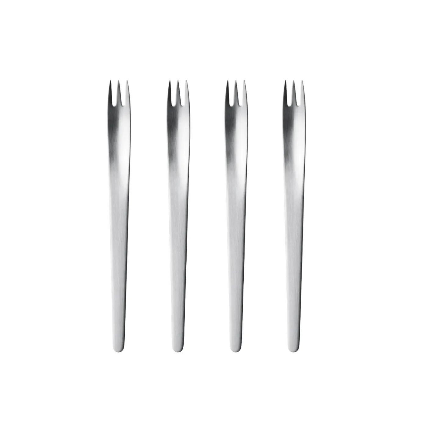 Hot Georg Jensen Arne Jacobsen kagegaffel 4 stk.