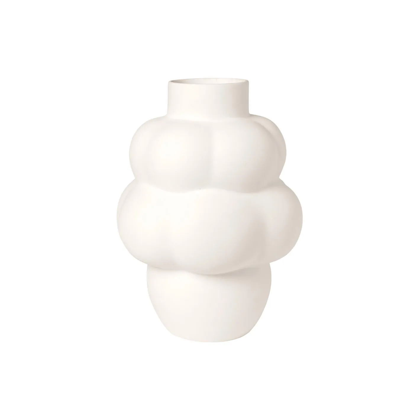 New Louise Roe Balloon vase 04, raw white