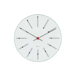 Arne Jacobsen Clocks Bankers vægur, hvid> Ure