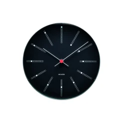 Arne Jacobsen Clocks Bankers vægur, sort> Ure