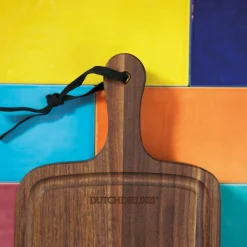 Dutchdeluxes BBQ Board XL Slim Fit, walnød><noscript><img width=