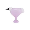 Iittala BBT Leppäinen glasfugl, lys lilla> Figurer & Glaskunst