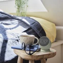 Online Kreafunk Bell Alarm Clock med højtaler dusty olive