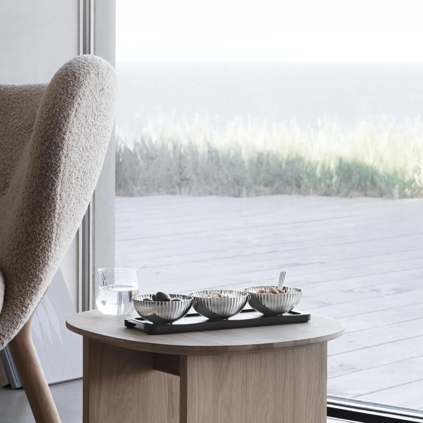 Georg Jensen Bernadotte bakke med skåle> Skåle, Bakker & Fade