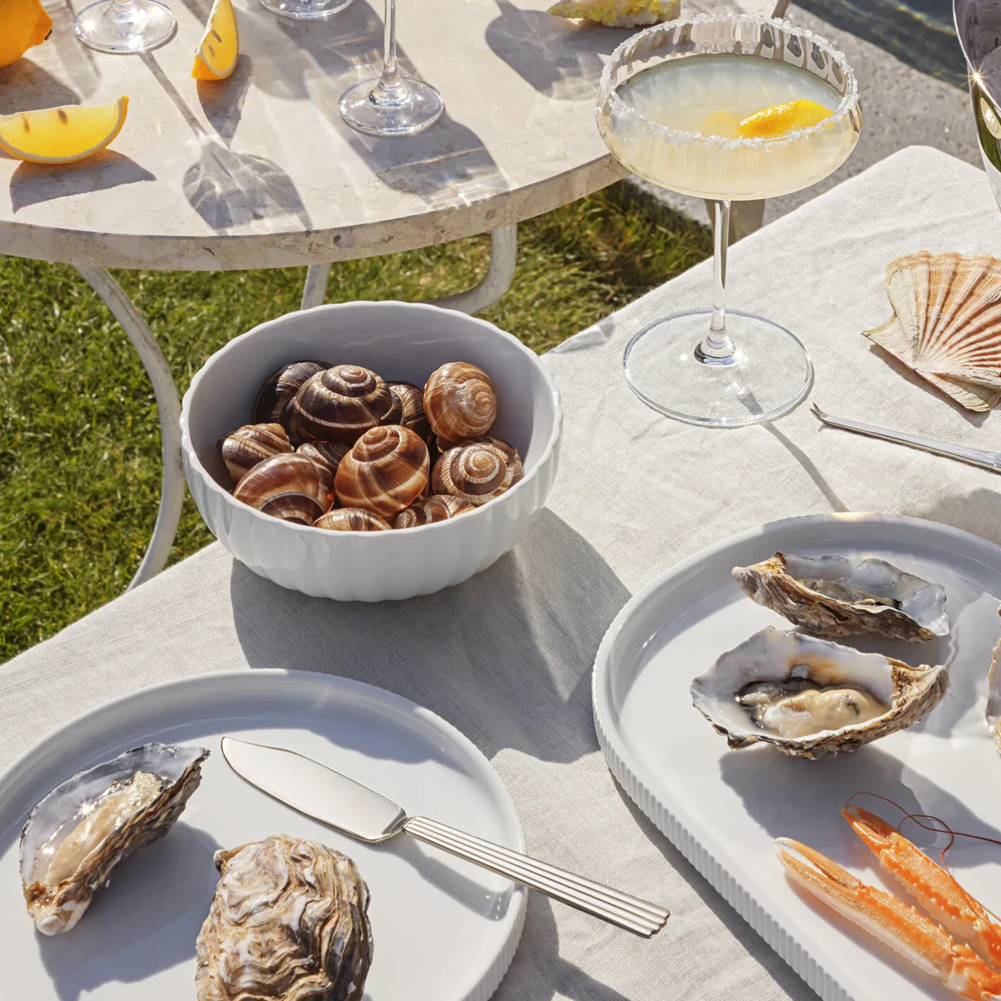 Georg Jensen Bernadotte fiskeknive 2 stk.> Bestik