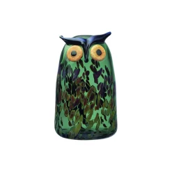 Iittala Birds by Toikka hornugle, pine green> Figurer & Glaskunst