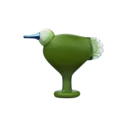 Iittala Birds by Toikka Leppäinen, mosgrøn> Figurer & Glaskunst