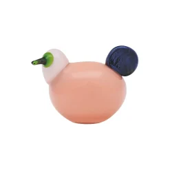 Iittala Birds by Toikka Sorja, salmon pink> Figurer & Glaskunst