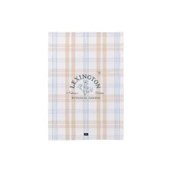 Lexington Botanical Checked Organic Cotton Kitchen Towel,> Køkkentekstiler