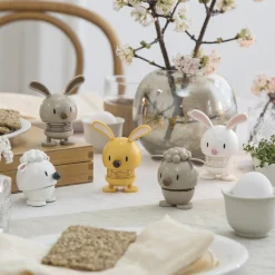 Hoptimist Bunny, latte> Figurer & Glaskunst