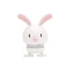 Hoptimist Bunny, white> Figurer & Glaskunst