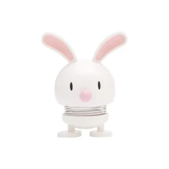 Hoptimist Bunny, white> Figurer & Glaskunst