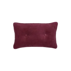 Lexington Buttoned Pillow, burgundy> Pyntepuder & Hynder