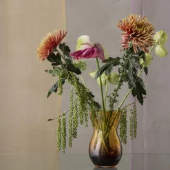 Holmegaard Calabas duo vase, burgundy/amber><noscript><img width=