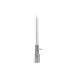 Fritz Hansen Candleholder Single #2, steel> Lysestager