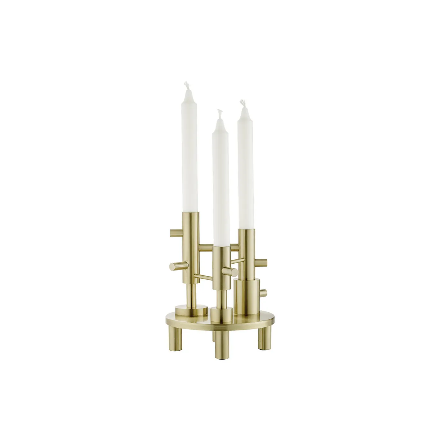 Fritz Hansen Candlestick lysestage, messing> Lysestager