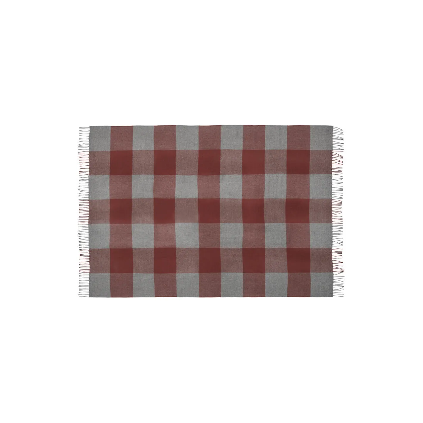 Hot Silkeborg Uldspinderi Caracas plaid, 03524 beetroot