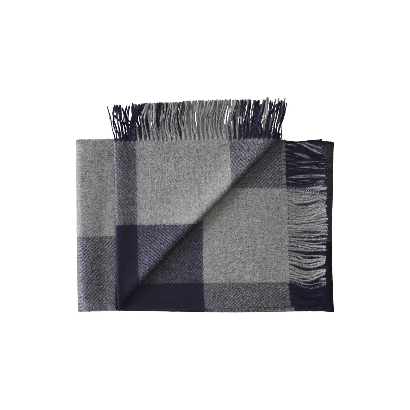 Silkeborg Uldspinderi Caracas plaid, 03567 marina> Plaider
