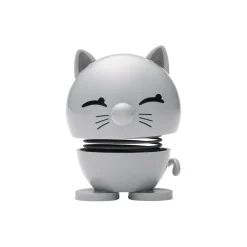 Hoptimist Cat, light grey> Figurer & Glaskunst