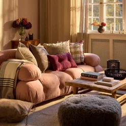 Lexington Catskills Logo Pillow Cover, stone/lt beige> Pyntepuder & Hynder