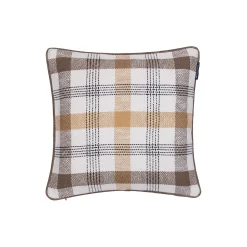 Lexington Checked Pillow Cover, olive/oat> Pyntepuder & Hynder