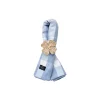 New Lexington Checked Recycled Cotton Oxford Napkin, blue/white