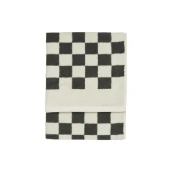 Clearance Marc O'Polo Checker håndklæde, anthracite