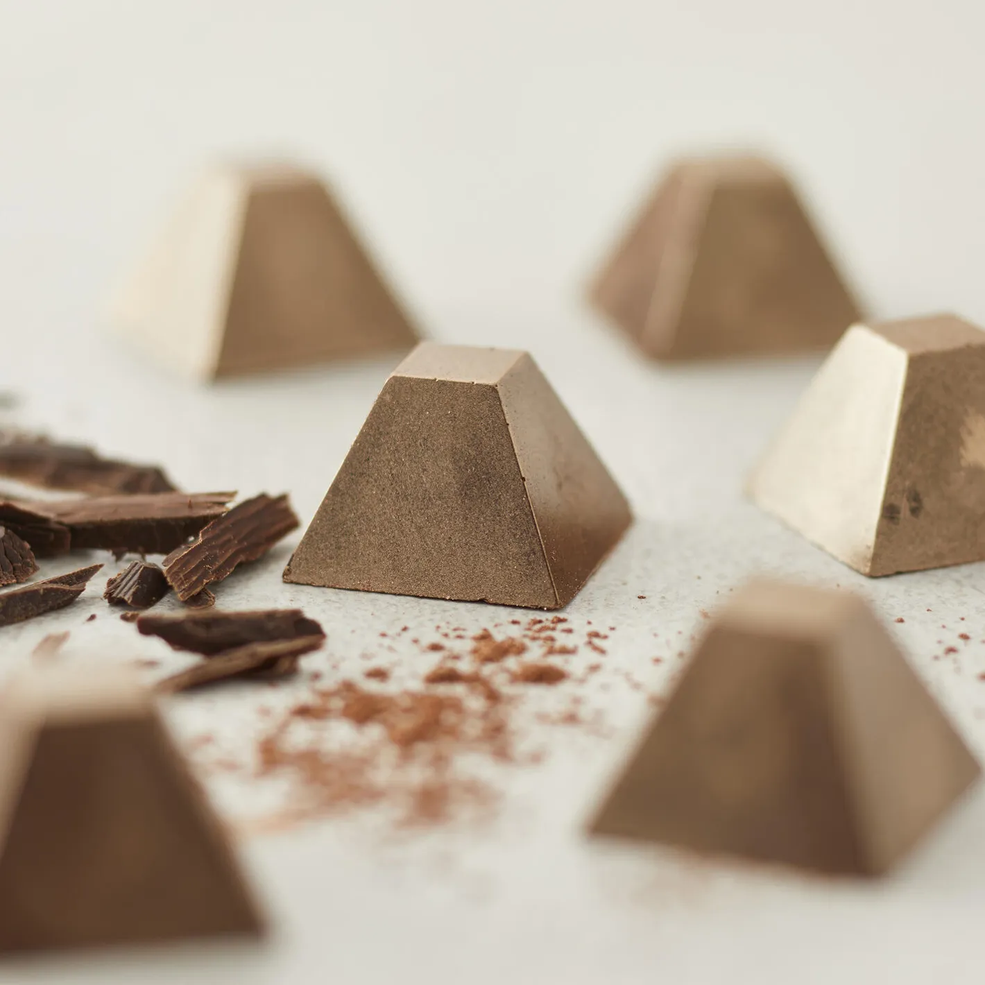 Online Blomsterbergs Chokoladeform pyramide til 21 stk.