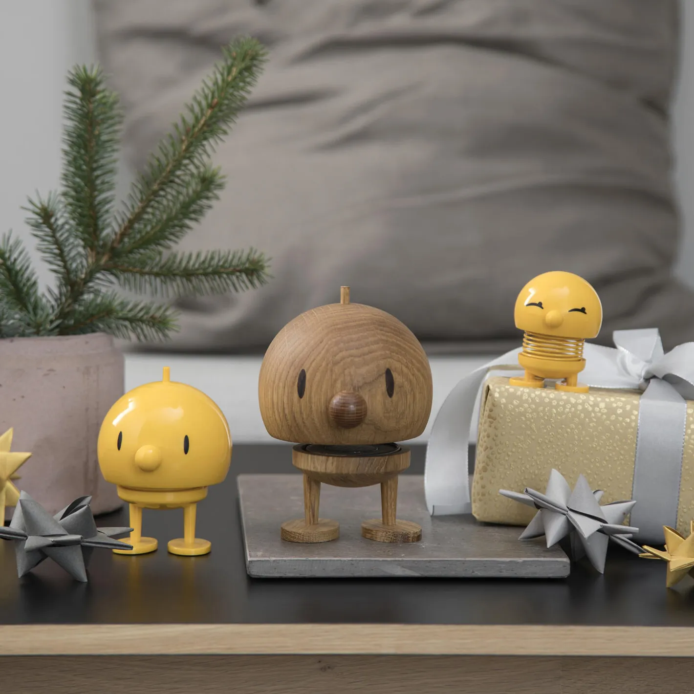 Hoptimist Classic Bimble, yellow> Figurer & Glaskunst