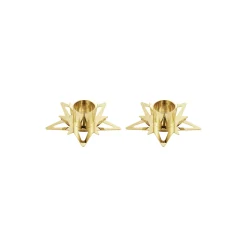 Georg Jensen Classic Christmas stjernelyseholder til kertelys 2 stk> Pynt