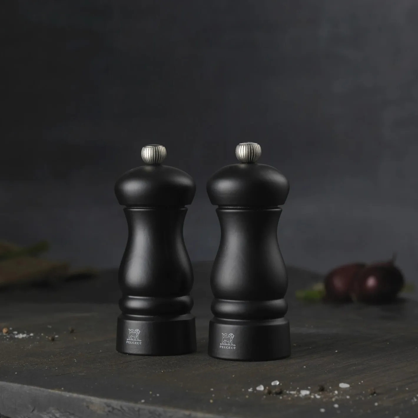 Clearance Peugeot Clermont salt- og peberkværnsæt 13 cm, mat sort