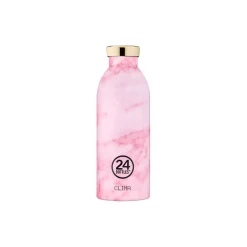 24Bottles Clima Termoflaske, pink marble> To Go