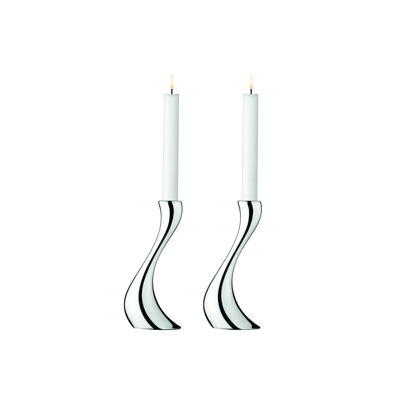Online Georg Jensen Cobra lysestage 2 stk.