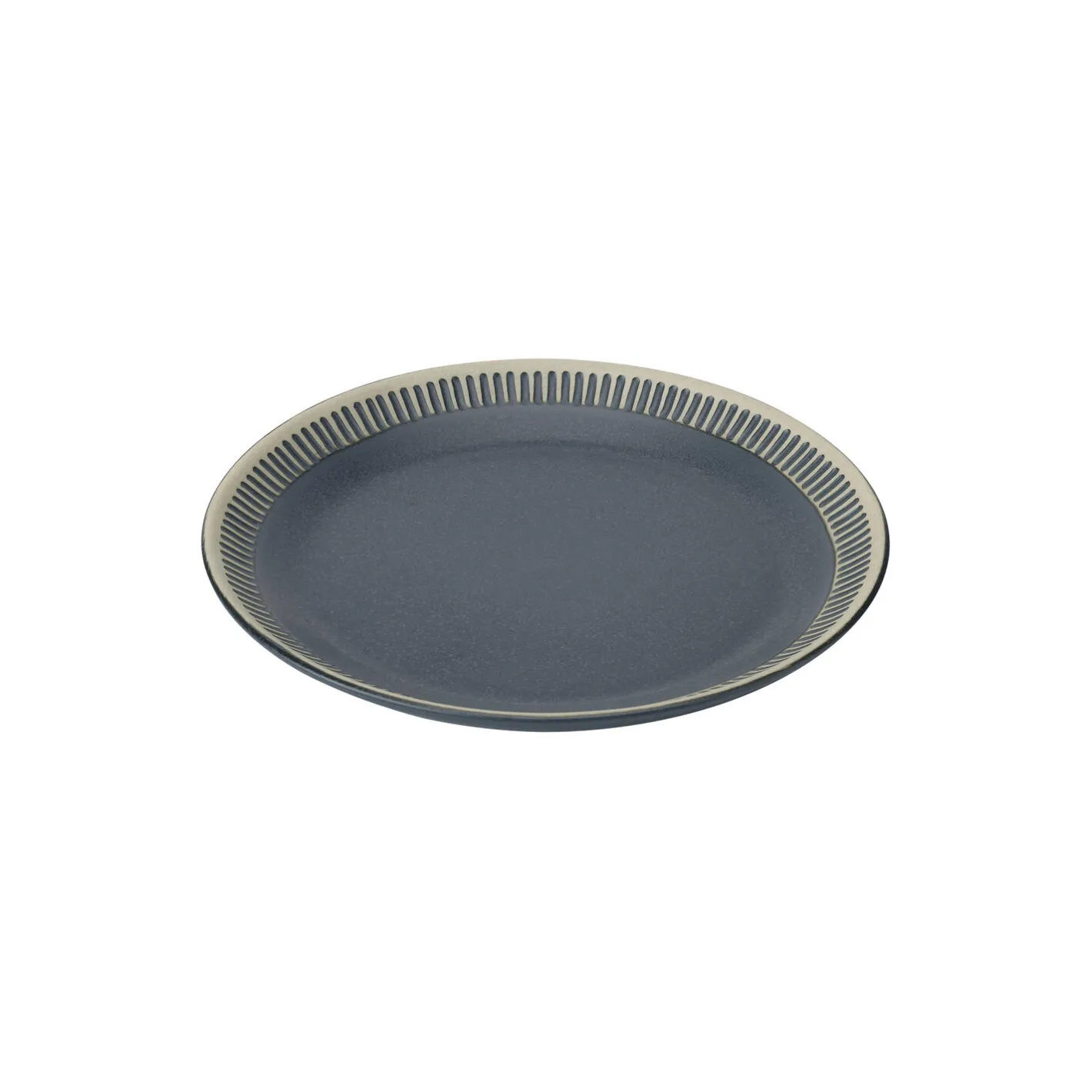 Hot Knabstrup Keramik Colorit tallerken Ø 19 cm, dark grey
