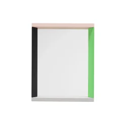Hot Vitra Colour Frame Mirror Small, green/pink